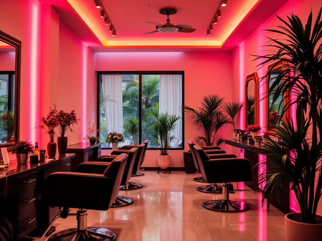 Sample HelloProfile page for a salon